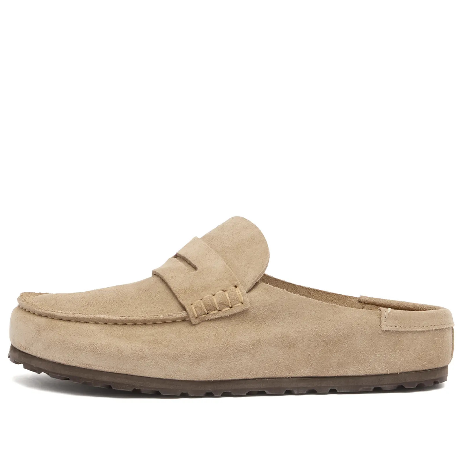 Birkenstock Women's Naples Narrow Fit Wrapped LEVE Taupe | END. Clothing