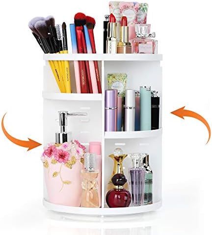 Coyaho 360° Rotating Makeup Organizer, Spinning Bathroom Organizer Countertop, Carousel Vanity O... | Amazon (US)