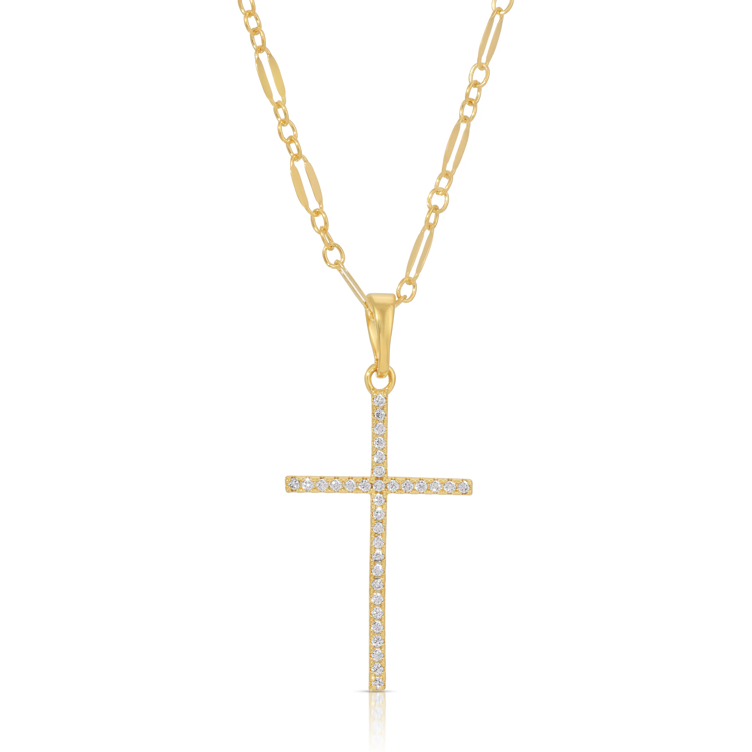 CZ Cross Whisper Necklace | Joy Dravecky