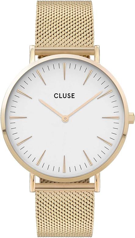 CLUSE Women's Quartz Watch with Stainless Steel Strap, Gold, 18 (Model: CW0101201009) | Amazon (US)