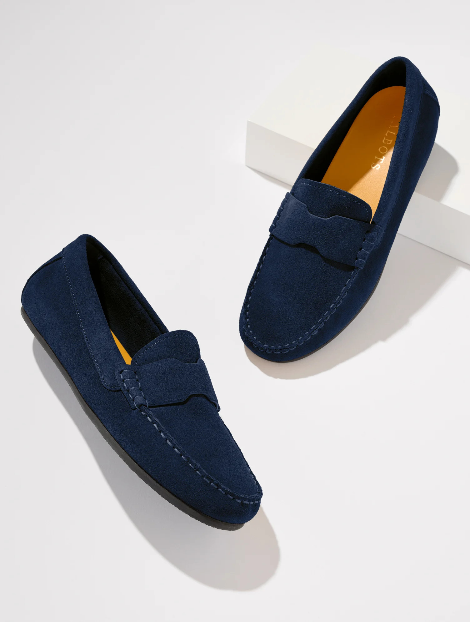 Parker Suede Moccasins Shoes - Cognac - 9M Talbots | Talbots