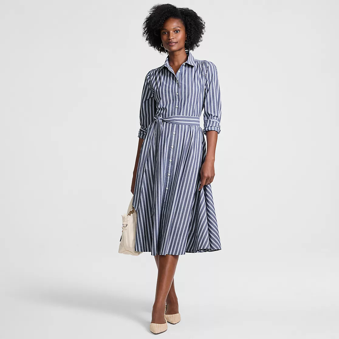Women's Poplin Perfect Shirt Dress | Lands' End (US)