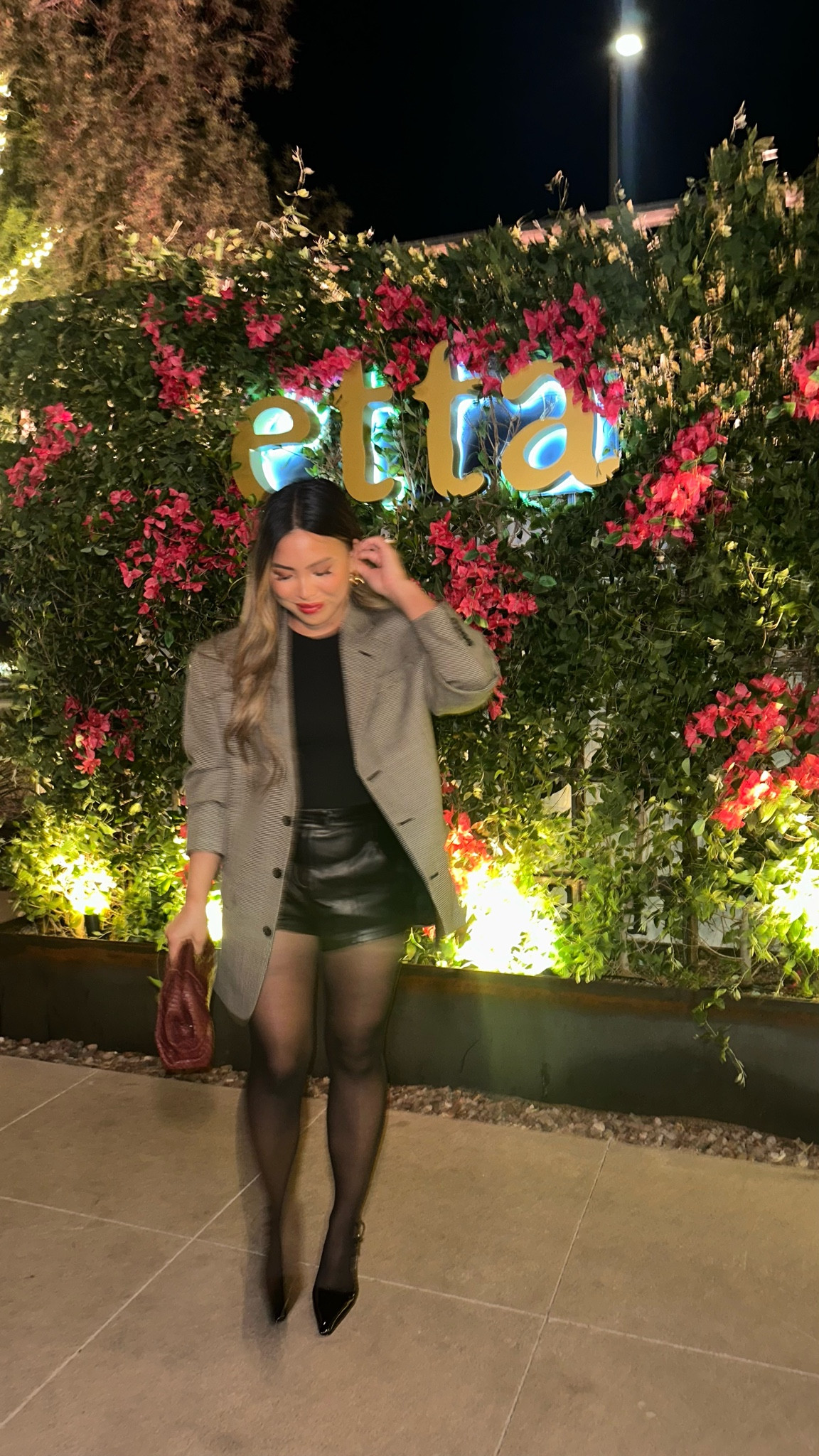 Holiday dinner outfit with the girls 

Leather micro shorts outfit idea
Leather mini shorts outfit idea
Holiday party outfit

#LTKFindsUnder50 #LTKHoliday #LTKFindsUnder100