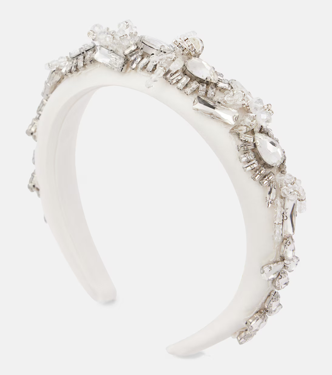 Embellished satin headband | Mytheresa (UK)