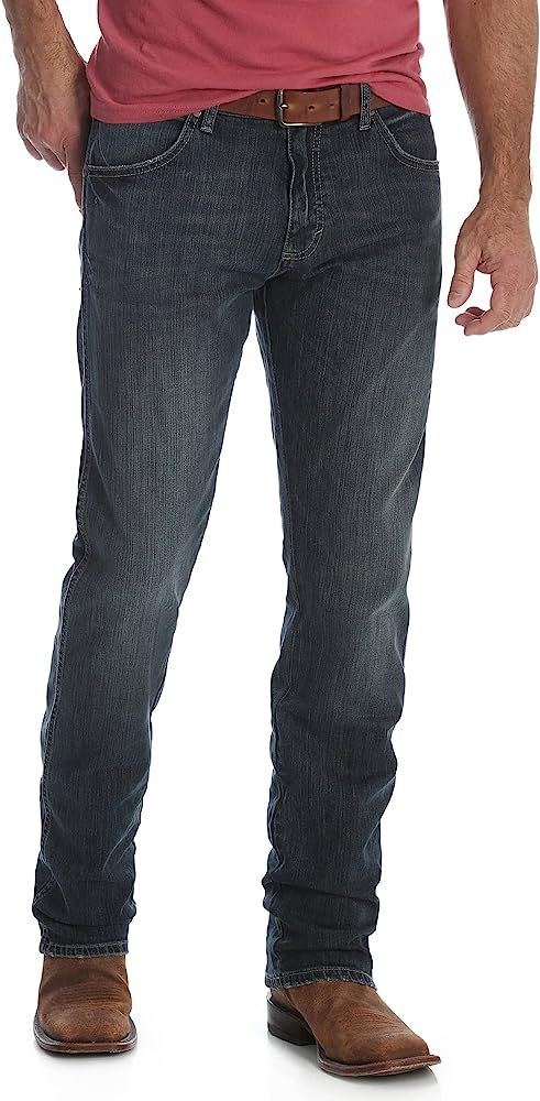 Wrangler Men's Retro Slim Fit Straight Leg Jean | Amazon (US)