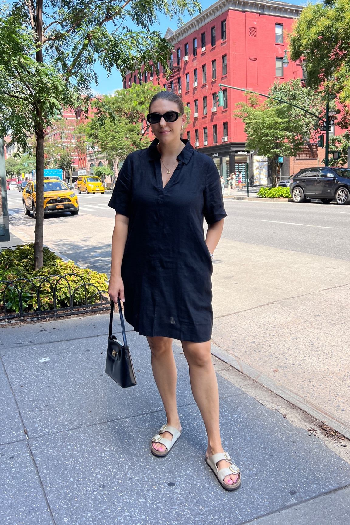 Black linen dress from j crew 



size 10 fashion | size 10 | Tall girl outfit | tall girl fashion | midsize fashion size 10 | midsize | tall fashion | tall women | transition 

#LTKMidsize #LTKSeasonal #LTKStyleTip