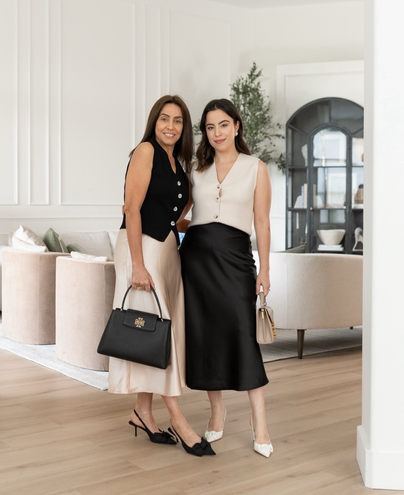 Sharing the satin skirts and knit vests my mom and I are obsessed with for that effortless, elevated look. We’re both in smalls for everything! 

casual chic, spring outfit, fashion inspo, elevated basics, wardrobe refresh, petite fashion, minimalist outfit, trendy look

#LTKSeasonal #LTKootd #LTKU