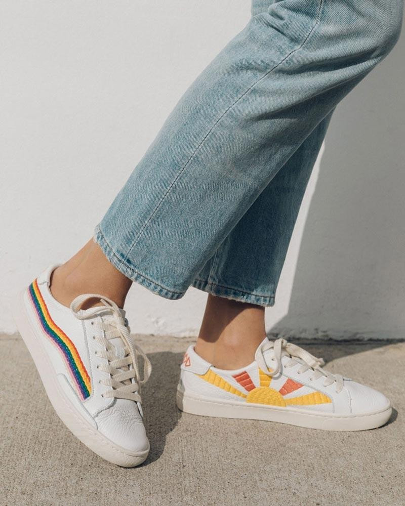 Rainbow Wave Sneaker | Soludos