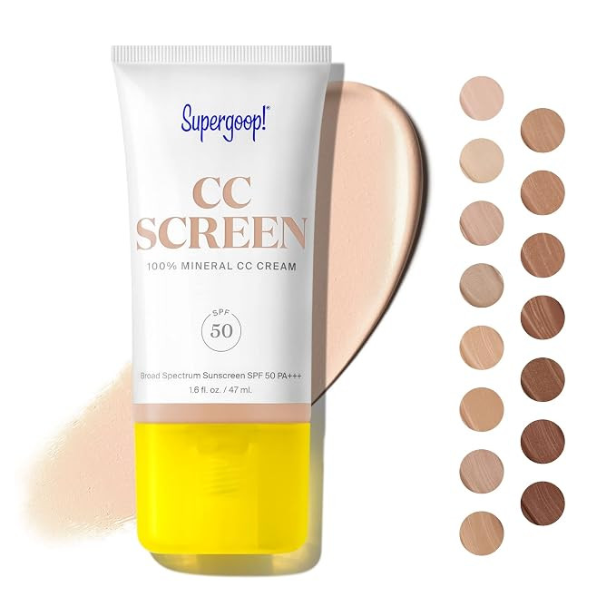 Supergoop! CC Screen 100% Mineral CC Cream SPF 50 PA++++ 100C | Amazon (US)