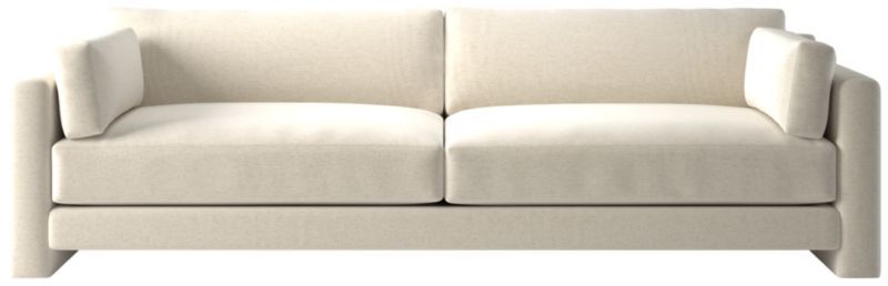 Marguerite 102" White Performance Fabric Sofa | CB2 | CB2