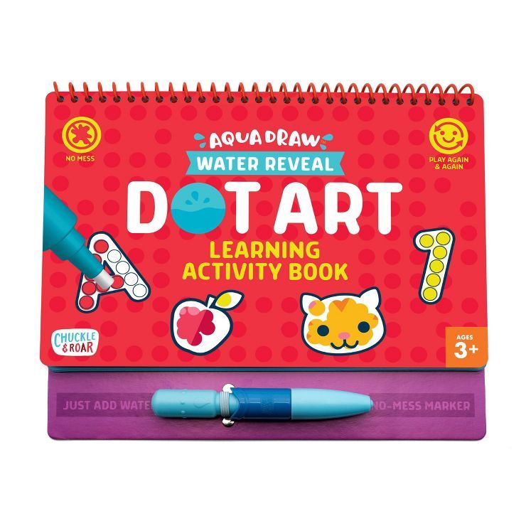 Aquadraw Dot Art Learning & Activity Book Mess Free - Chuckle & Roar | Target