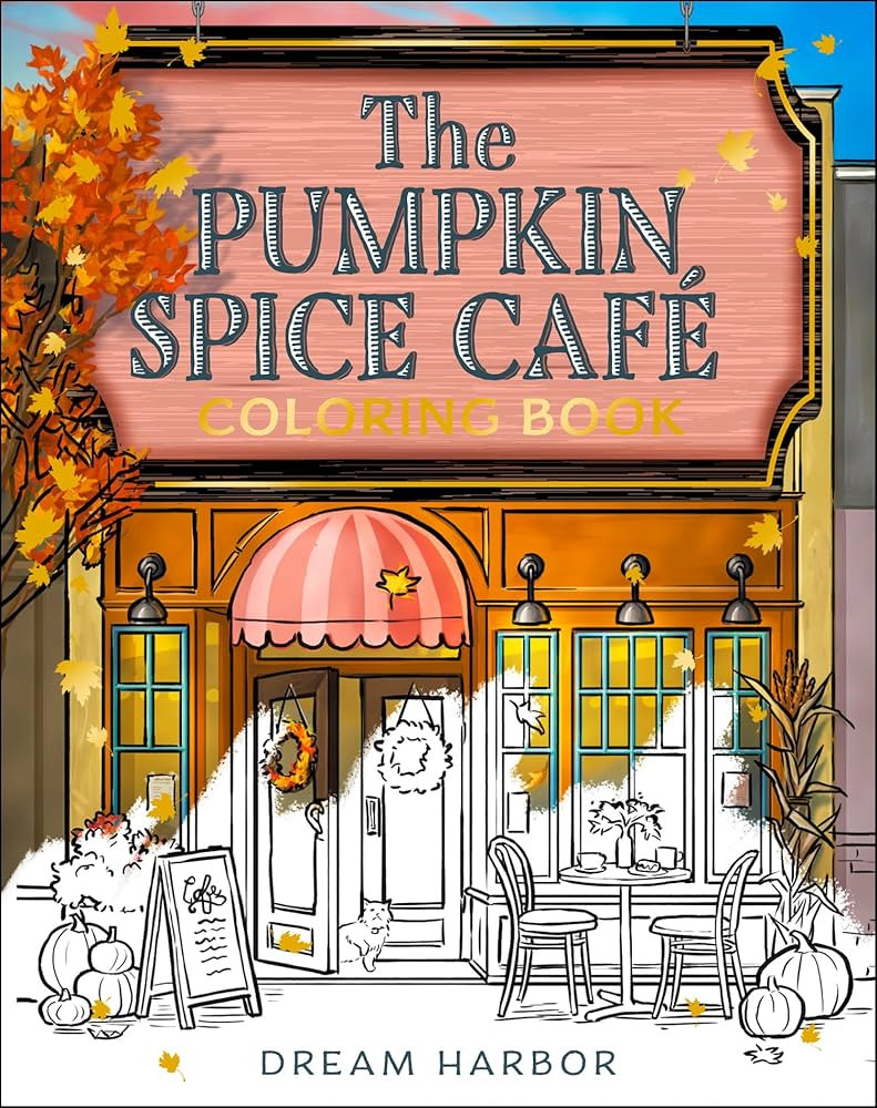 The Pumpkin Spice Café Coloring Book: The official Pumpkin Spice Café coloring book for adults ... | Amazon (US)