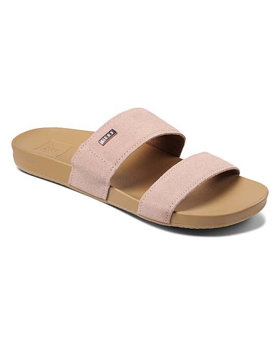 Reef Women's Sandals - Dusty Pink Cushion Bounce Vista Suede Sandal - Women | Zulily