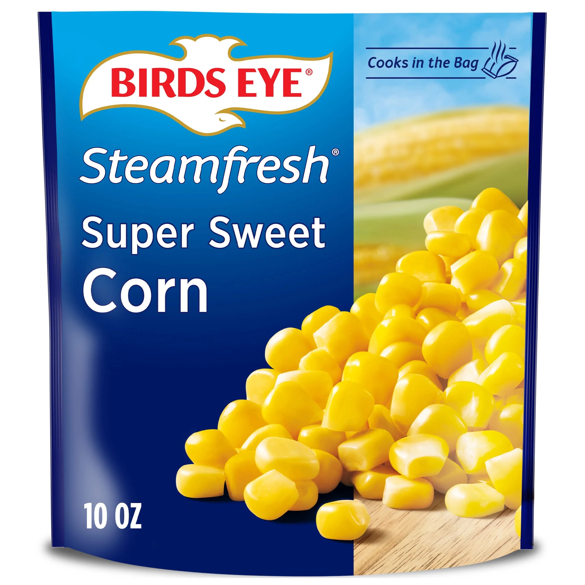 Birds Eye Steamfresh Frozen Super Sweet Corn, 10 oz | Walmart (US)