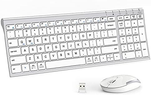 iClever GK03 Wireless Keyboard and Mouse Combo - 2.4G Portable Wireless Keyboard Mouse, Rechargea... | Amazon (US)