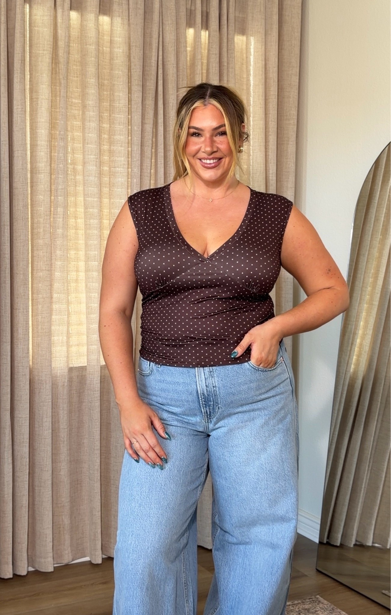 the cutest top for summer ☀️ I’m wearing an xl!

#LTKootd #LTKSeasonal #LTKMidsize