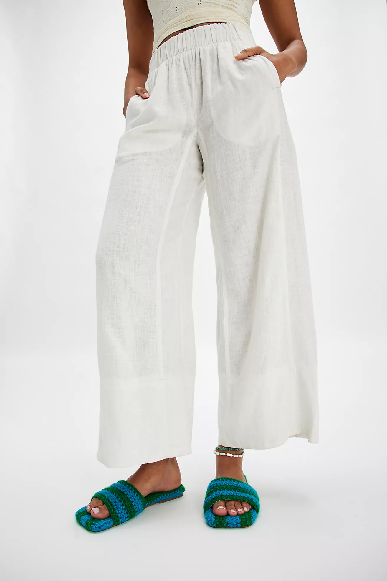 Show Your Stripes Hand Knitted Sandals | Free People (Global - UK&FR Excluded)