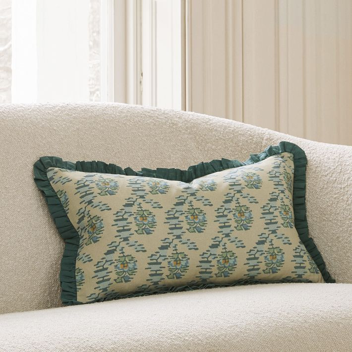 RHODE Jawahar Ruffle Pillow Cover | West Elm (US)