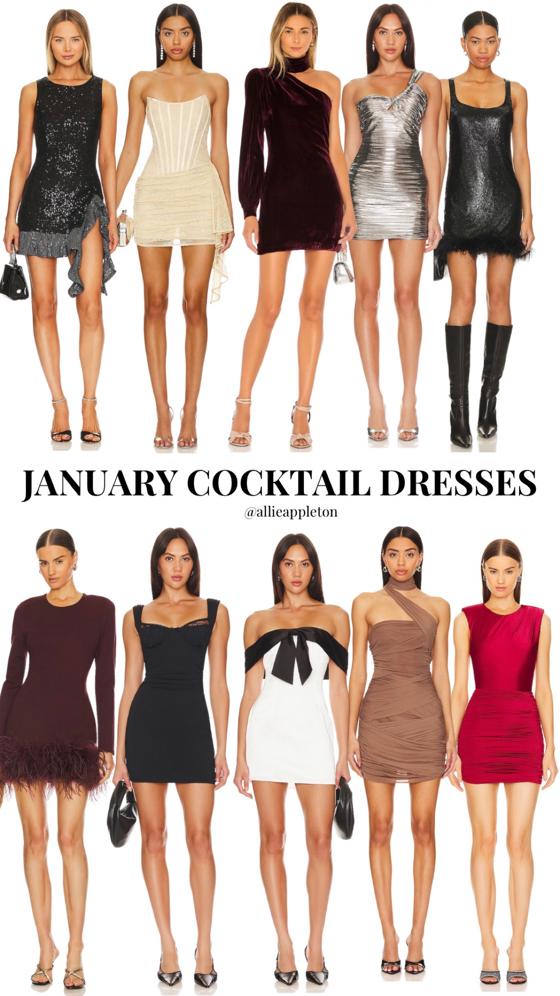 January cocktail dresses! 

#LTKstyletip #LTKparties #LTKwedding