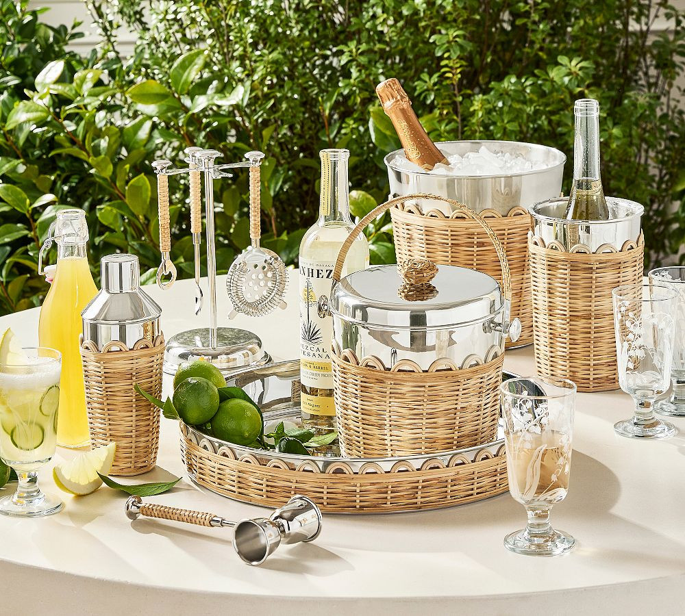 Monique Lhuillier Antibes Barware Collection | Pottery Barn (US)