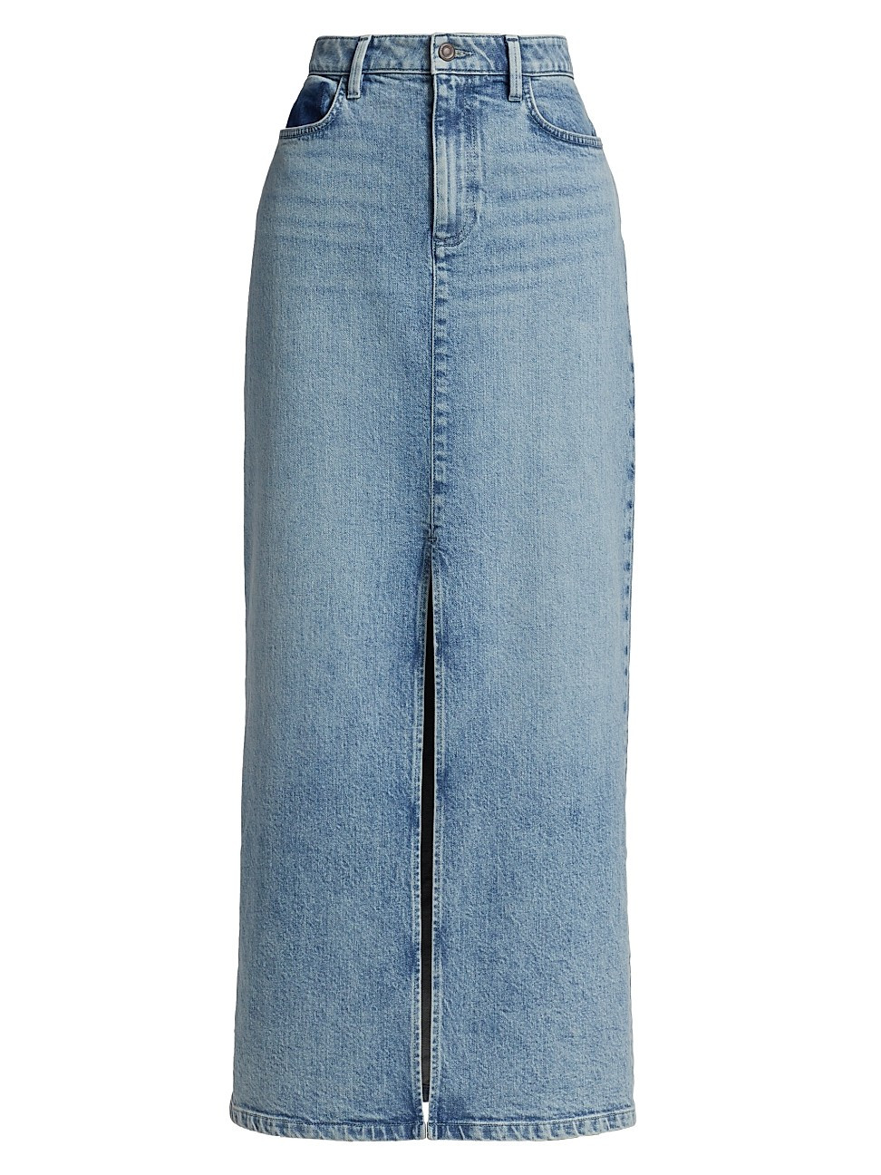 Women's Faded Maxi Denim Skirt - Stonewash Blue - Size 32 - Stonewash Blue - Size 32 | Saks Fifth Avenue
