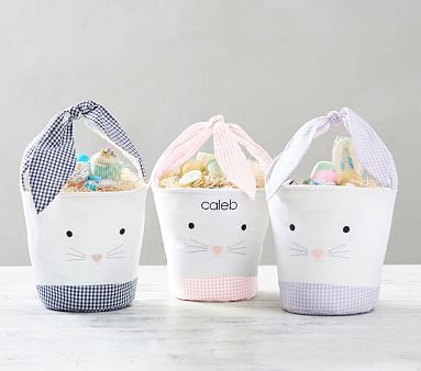 Tie Ear Bunny Easter Treat Bucket | Pottery Barn Kids