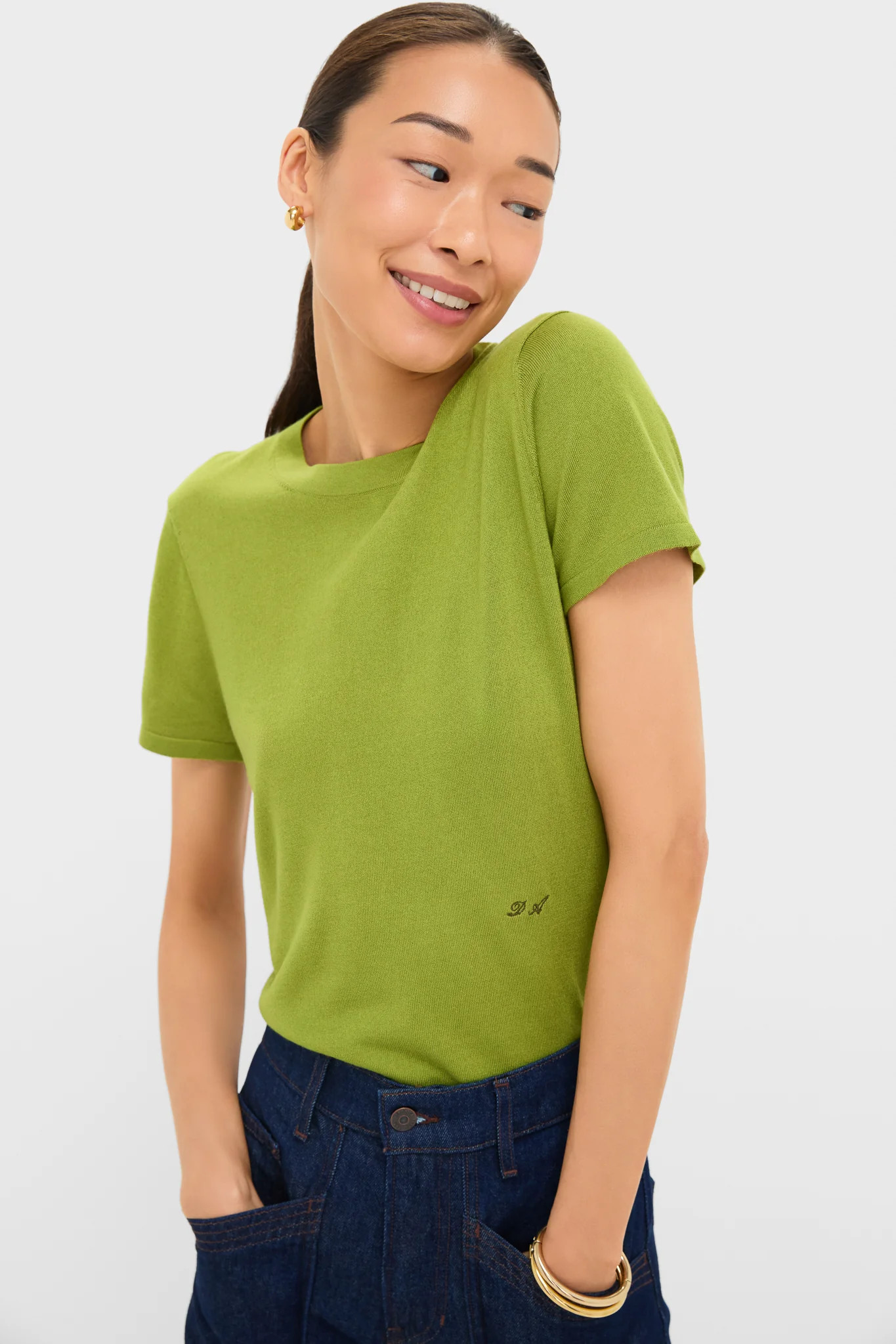 Woodbine Cashmere Silk Blend Katie Tee | Tuckernuck (US)