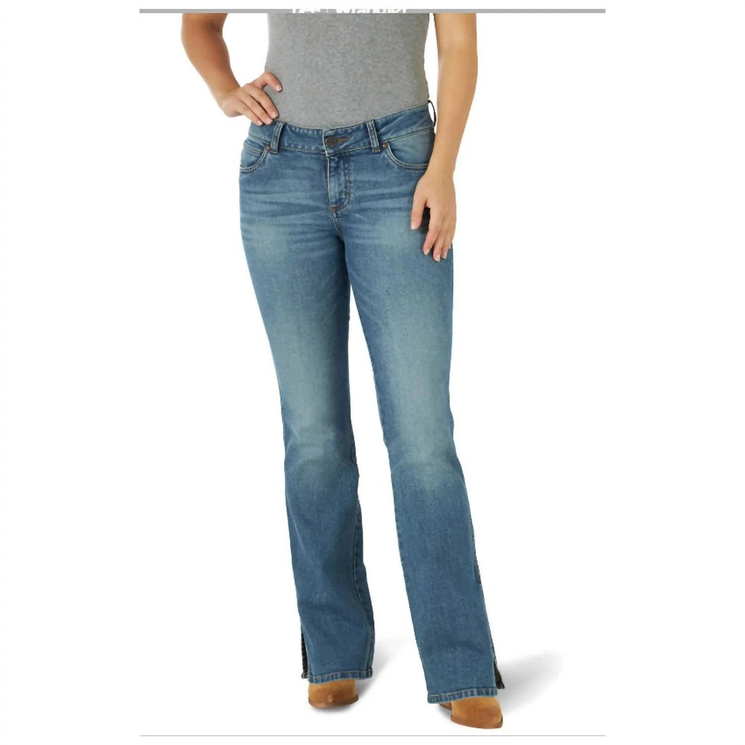 Retro Mae Bootcut Jean Mid Rise In Blue Denim | Shop Simon