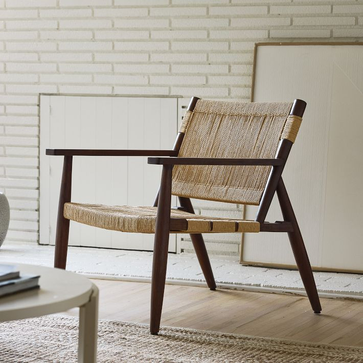 Morton Woven Show Wood Chair | West Elm (US)