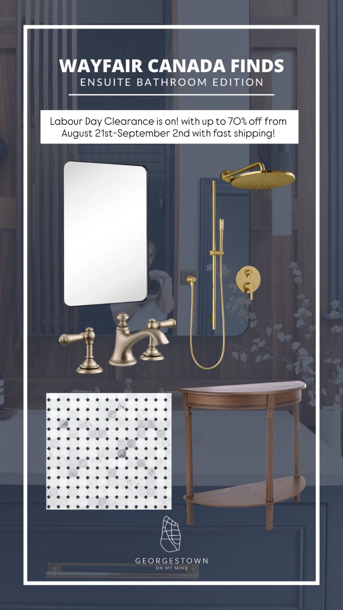 Shop our ensuite bathroom with Wayfair Canada during their Labour Day Clearance sale from August 21st - September 2nd for up to 70% off with fast shipping! #ad #wayfaircanada #wayfairCAhome 


#LTKcanada #LTKsummer #LTKsale