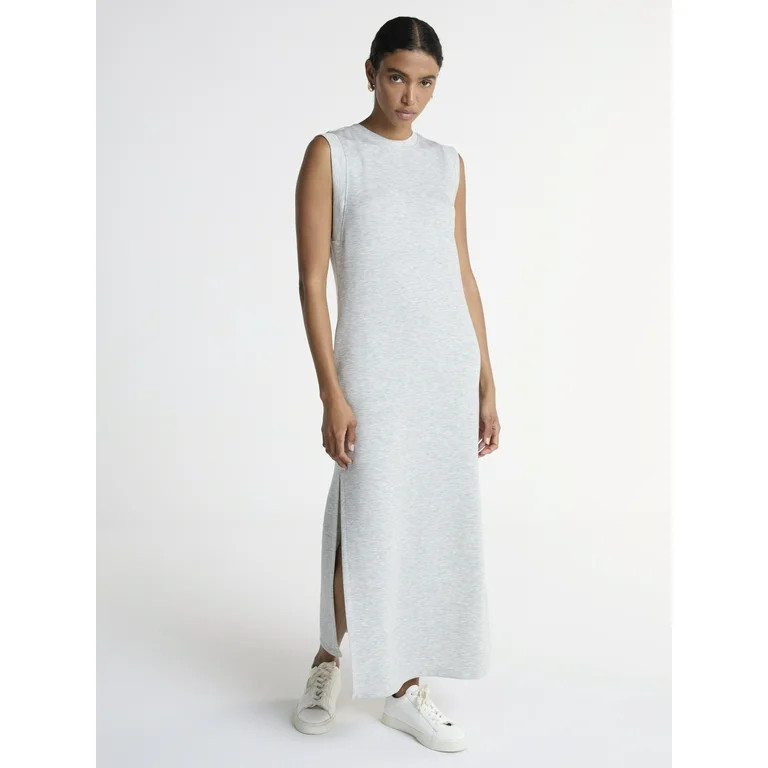 Scoop Women's and Women’s Plus New Scubaknit Sleeveless Maxi Dress, Sizes XS-4X | Walmart (US)