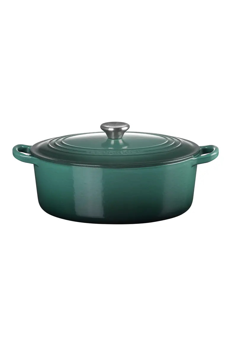 Traditional 8-Quart Oval Enamel Cast Iron Dutch Oven with Lid | Nordstrom | Nordstrom