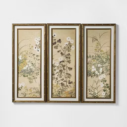 (Set of 3) 12"x28" Floral Wall Art - Threshold™ designed with Studio McGee | Target
