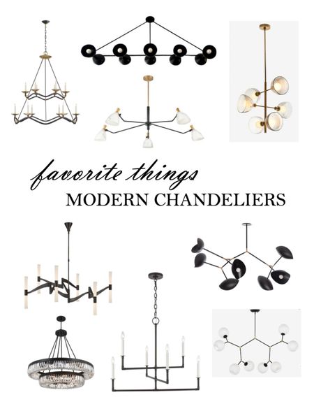 My favorite modern chandelier picks  

#LTKhome