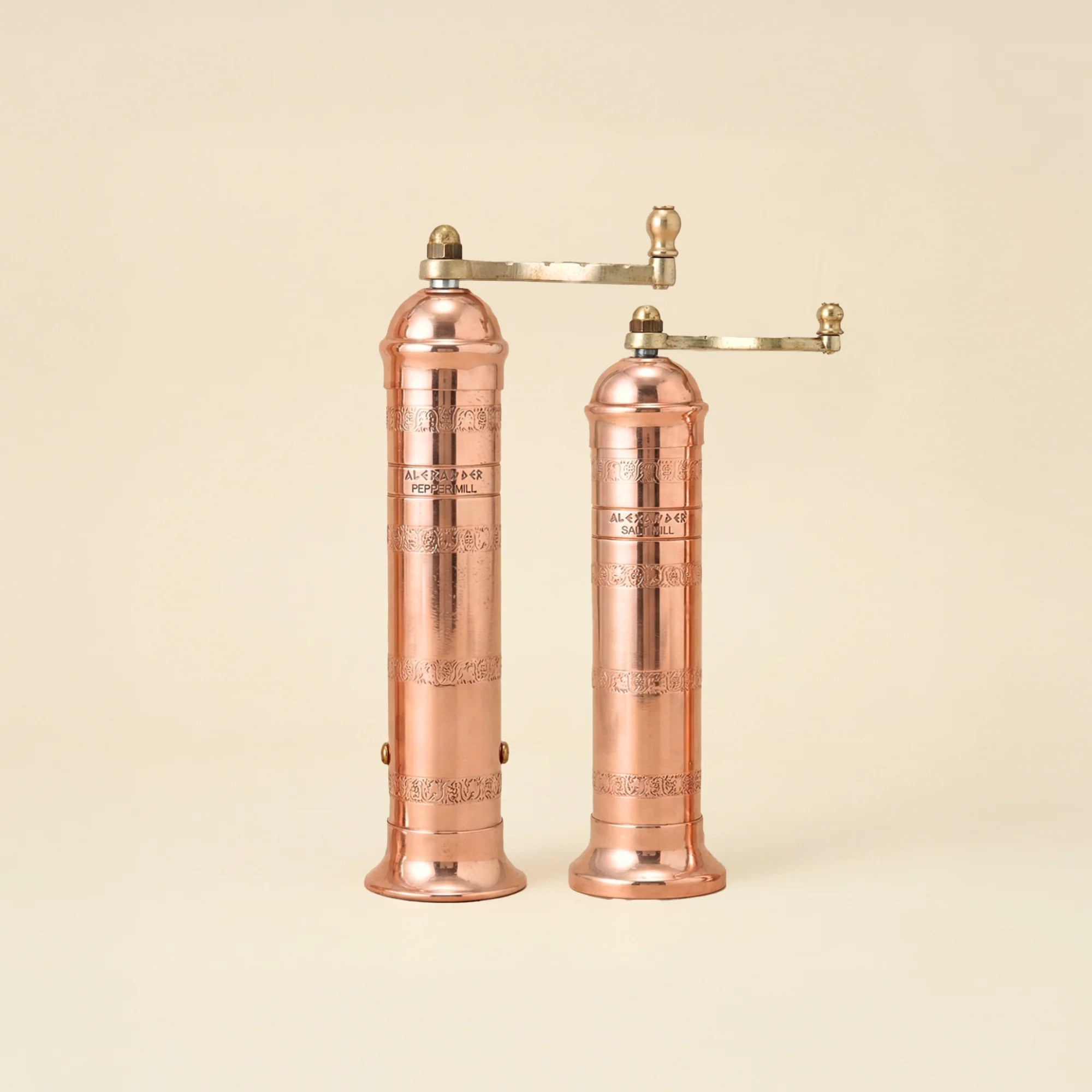 Brass Salt and Pepper Mill Set - Handcrafted in Greece
 – Cove Home | Cove Home