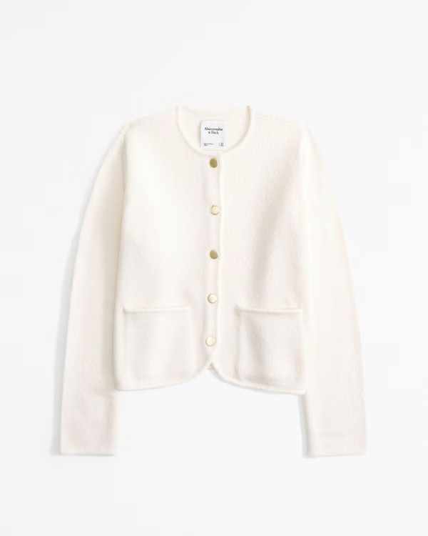 Women's Sweater Jacket | Women's Up To 40% Off Select Styles | Abercrombie.com | Abercrombie & Fitch (US)