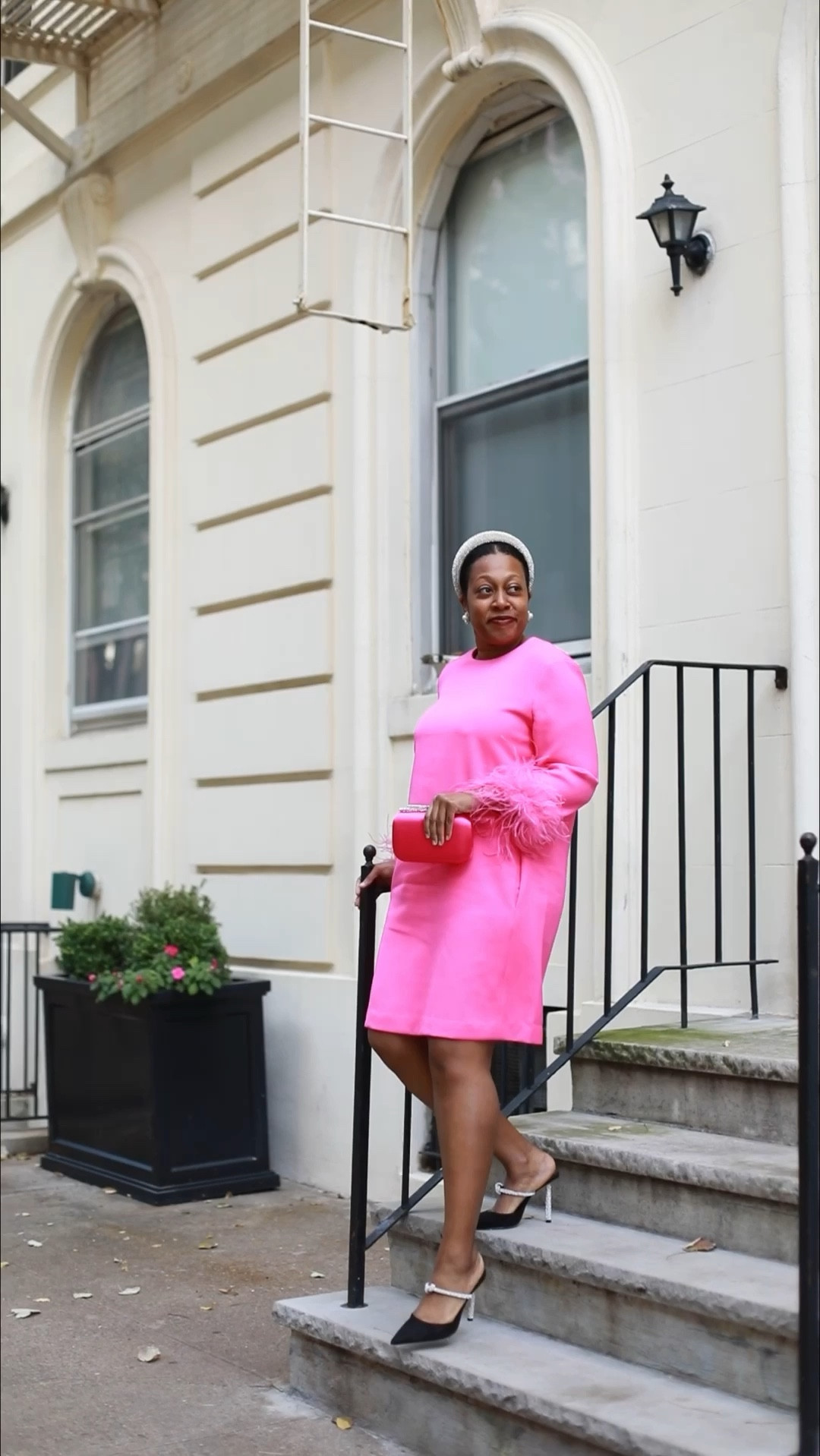 Hot Pink Feather Mod Mary Dress curated on LTK