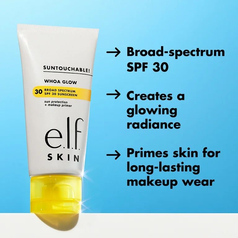 e.l.f. SKIN Suntouchable! Whoa Glow SPF 30, Sunburst, 1.7 fl oz | Walmart (US)