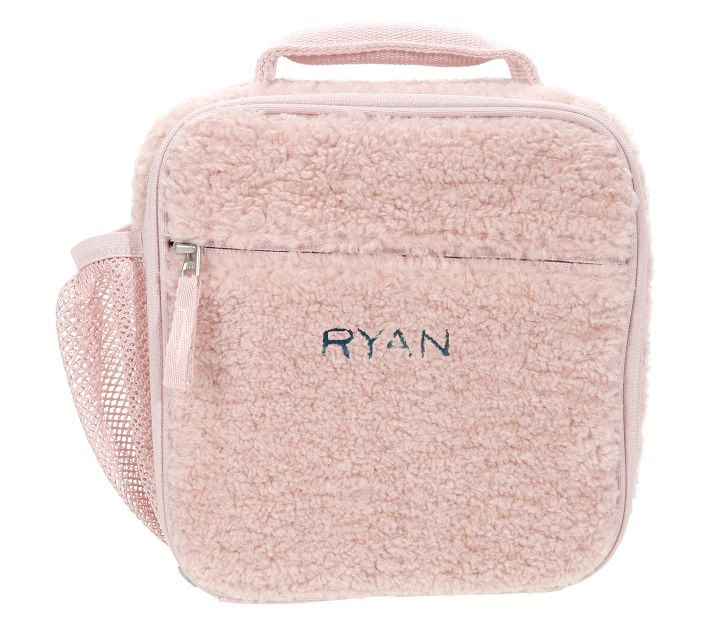 Mackenzie Blush Sherpa Lunch Boxes | Pottery Barn Kids