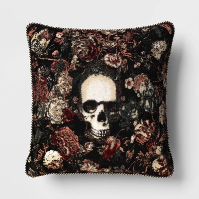 Square Skull Pillow - Threshold™ | Target