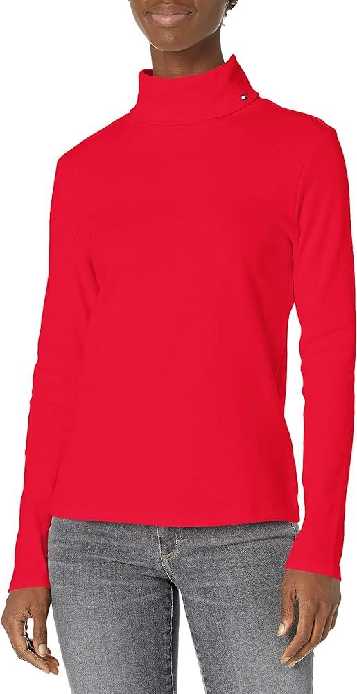 Tommy Hilfiger Women's Long Sleeve Turtleneck Sweater | Amazon (US)