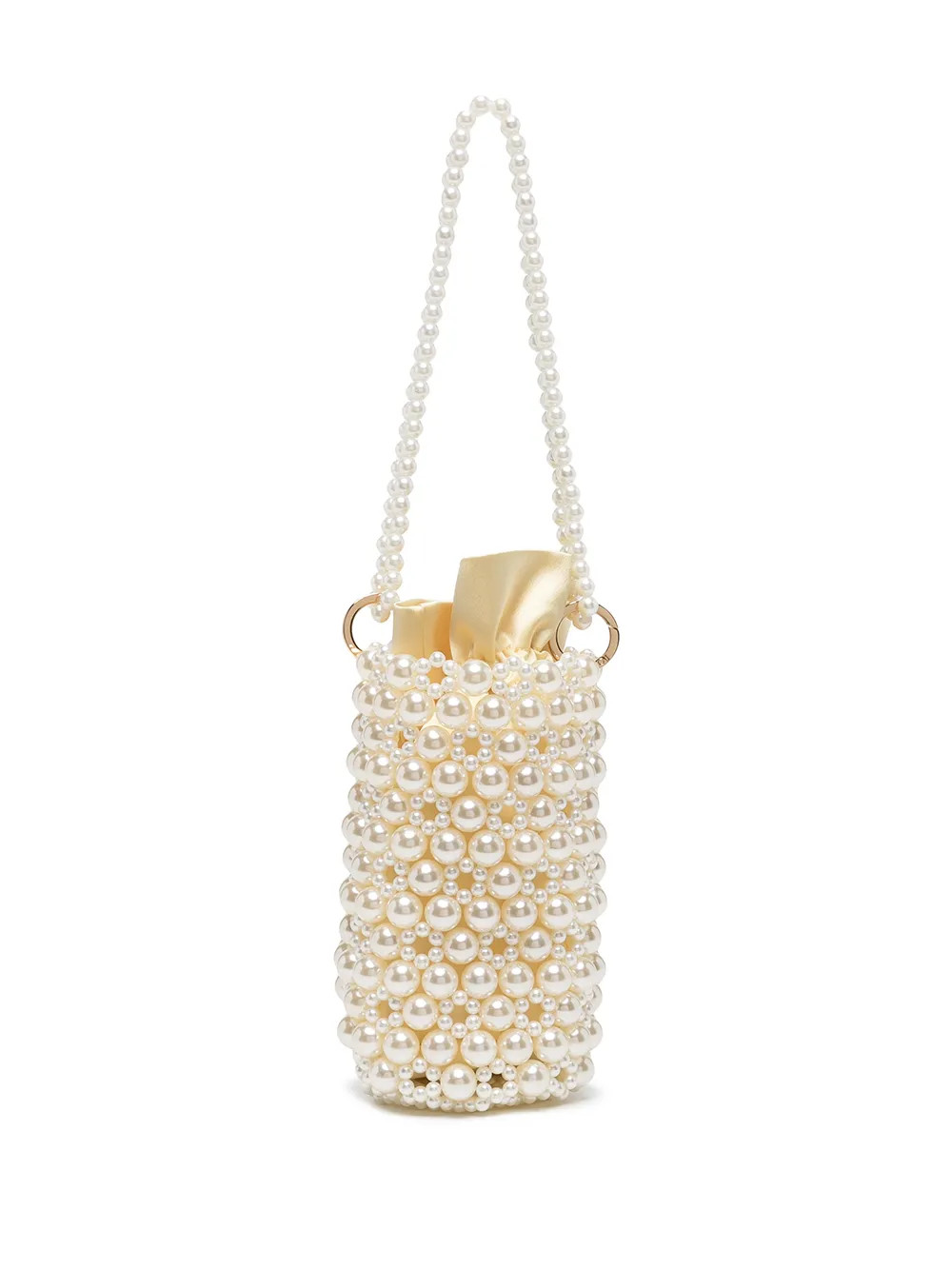 0711 pearl-detail Bucket Bag - Farfetch | Farfetch Global