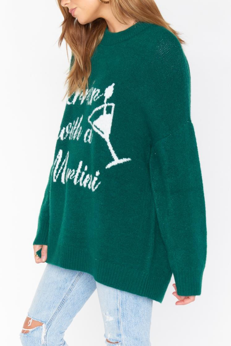 Merrier With A Martini Sweater | South Moon Under