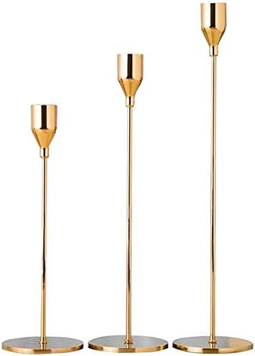 LXTaoler Candle Holders for Taper Candles, Set of 3 Metal Candle Stand Modern Decorative Candlest... | Amazon (CA)