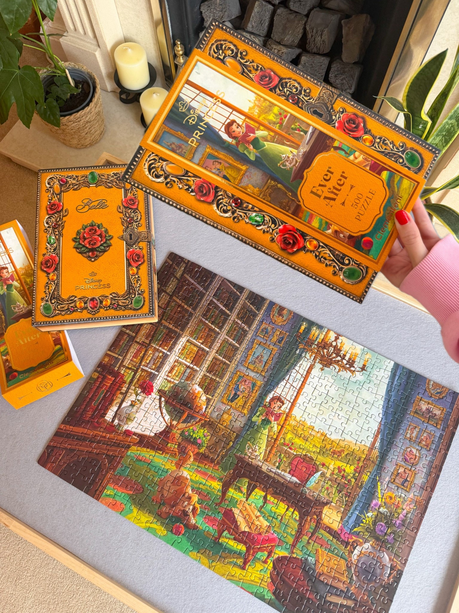 Clementoni Ever After Collection: Belle Puzzle 🧩🌹📚💛🪄