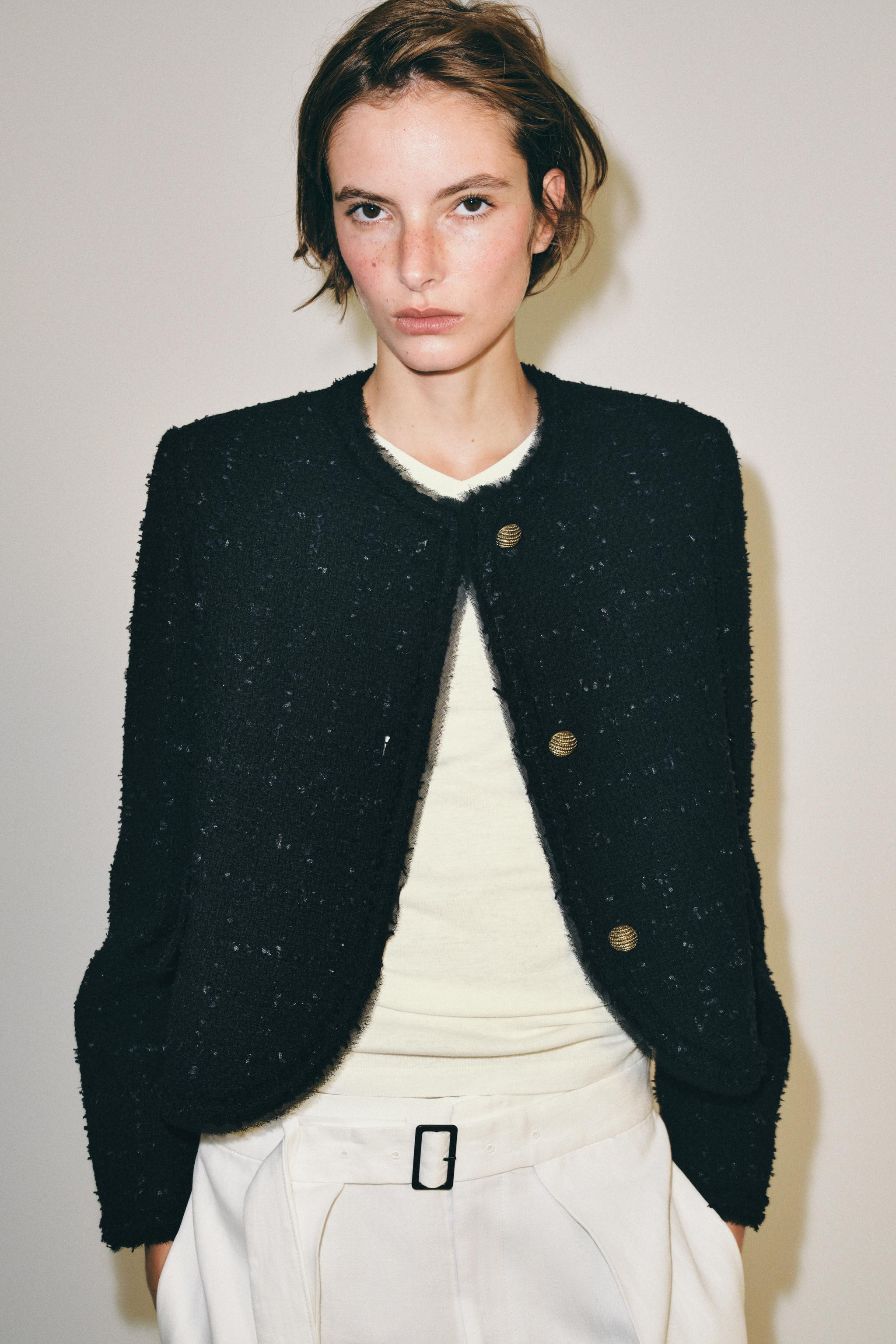 ZW COLLECTION BUTTON JACKET | Zara US
