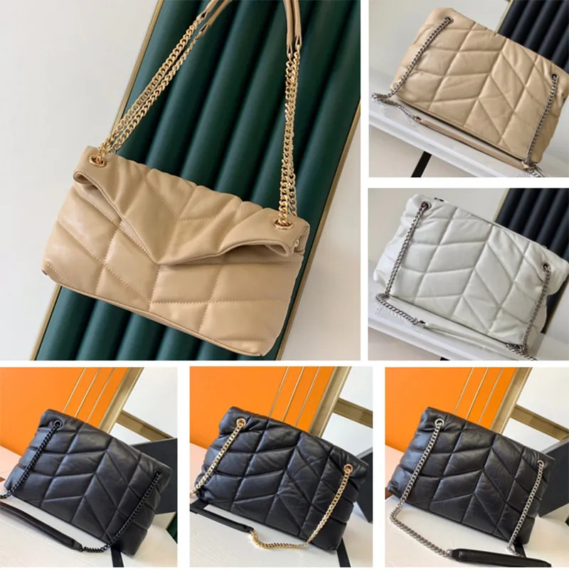 Classic designer Soft lamb skin Plaid women's bag Handbag real leather fashion Chain Crossbody sh... | DHGate