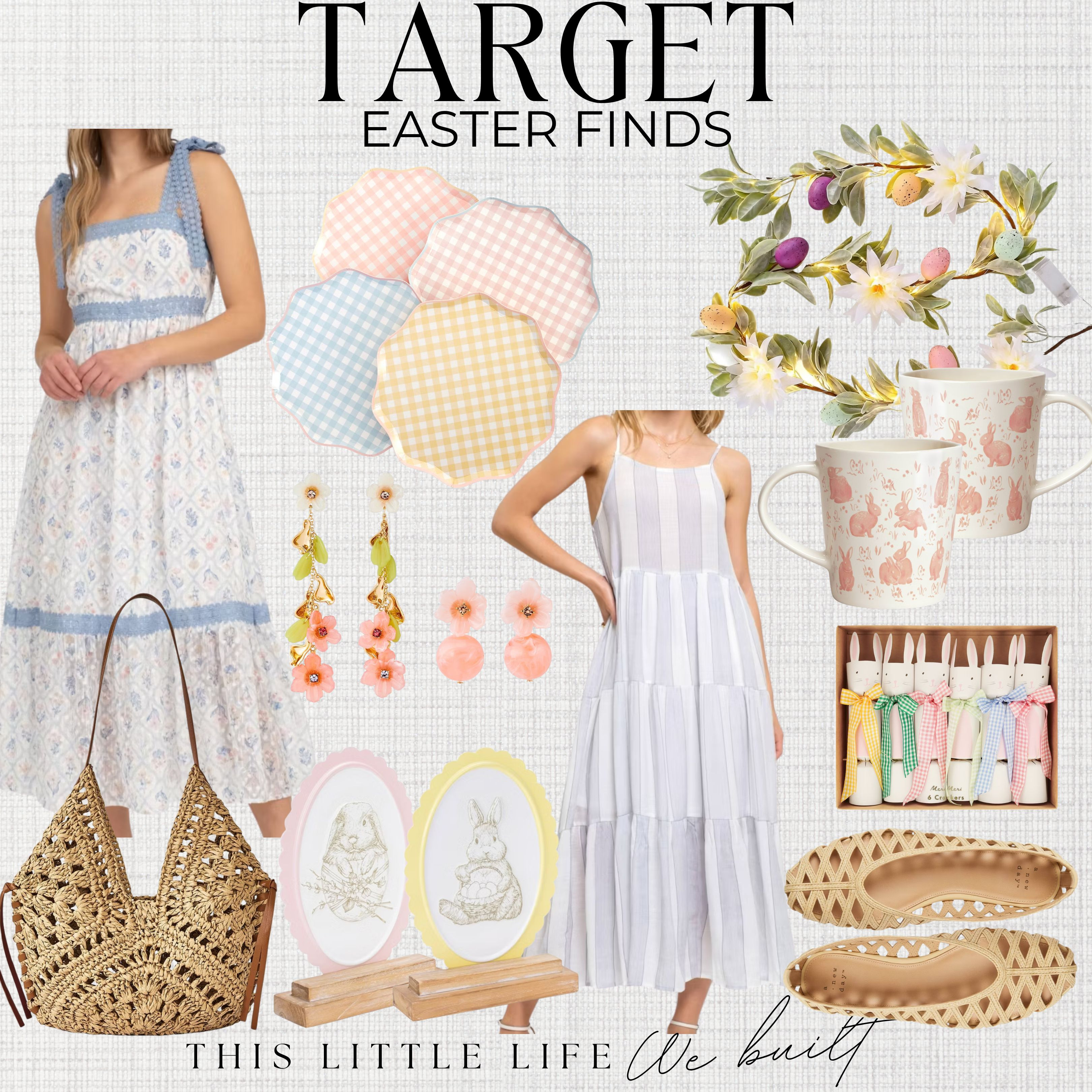 Easter Finds from Target!
Target Spring / Target Home / Target Fashion / Floral Dresses / Oversized Cardigans / Denim Jackets / Knit Sweaters / Layered Midi Dresses / Cotton Turtlenecks / Wide-Leg Pants / Neutral Ankle Boots / Neutral Button-Up Shirts / Textured Wraps / Lightweight Scarves / Knit Skirts / Relaxed Blazers / Long-Sleeve Tops / Loafers & Mules / Cropped Denim / Linen Pants / Pastel Layering Pieces / Waterproof Jackets / Neutral Sneakers / Flowy Maxi Skirts / Layered Tanks & Cardigans / Ivory Handbags / Neutral Crewneck Sweaters / Light Denim / Straight Leg Denim / Gold Jewelry / Mixed Metal Jewelry / Gold and Silver Earrings / Gold Boyfriend Watch / Spring Handbags / Neutral and Gold Belts / Raffia Sandals / Spring Sandals / Spring Outfits / Ripped Denim / Garden Party Outfits / Crochet Outfits / Easter Decor / Spring Decor /  

 #LTKootd #LTKSeasonal #LTKHome