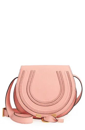 Chloe 'Mini Marcie' Leather Crossbody Bag - Pink | Nordstrom