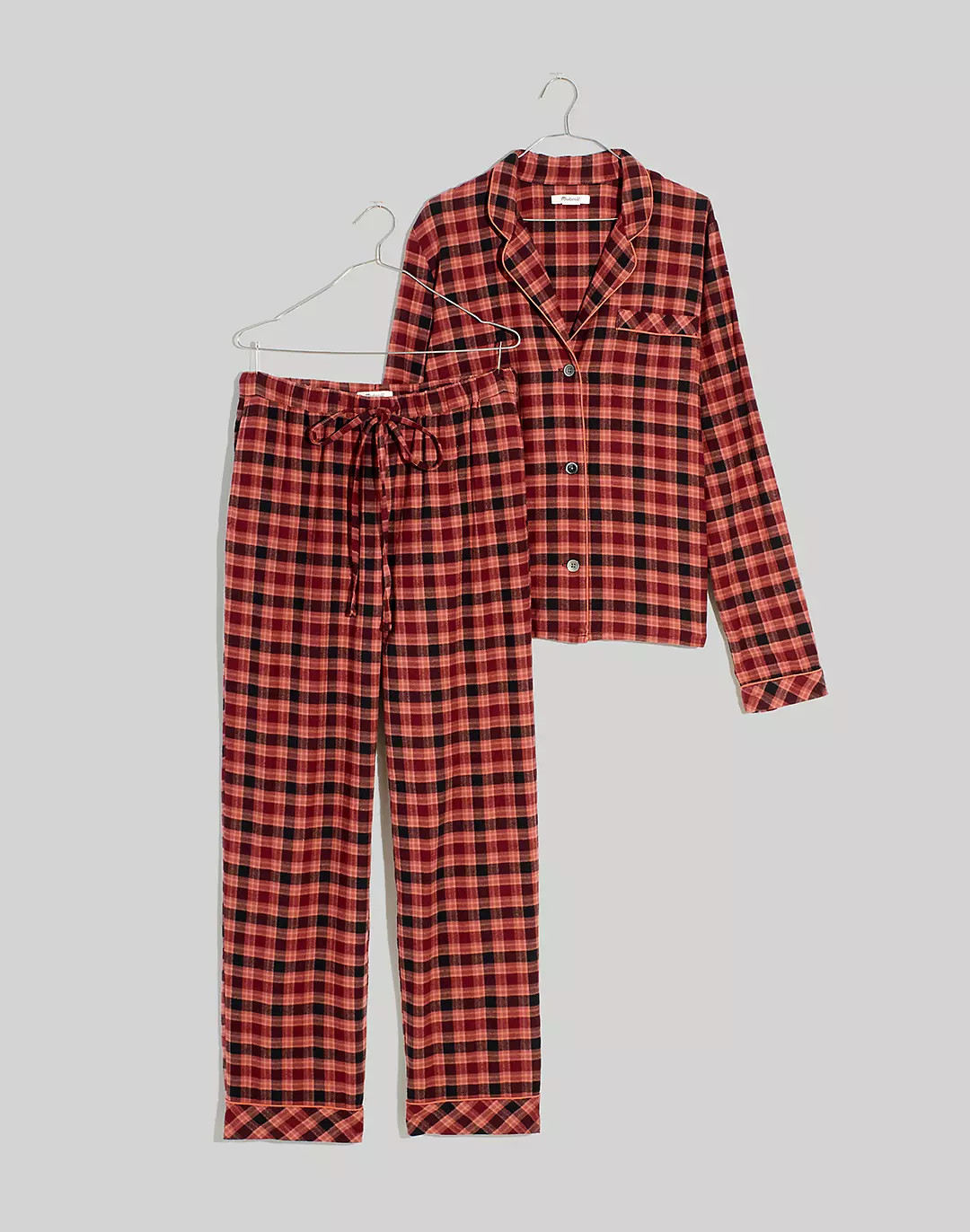 Flannel Bedtime Pajama Set in Plaid | Madewell